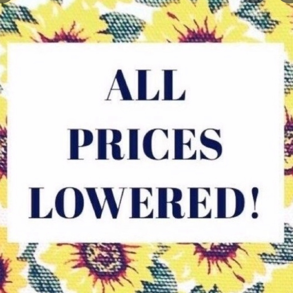 Just lowered price on all items in closet!